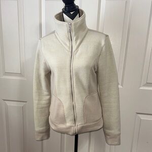 Prana Women's Cream Full Zip Utility Jacket